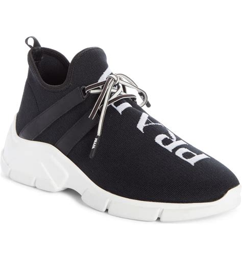 prada sport sock sneakers|Prada sneakers no closet.